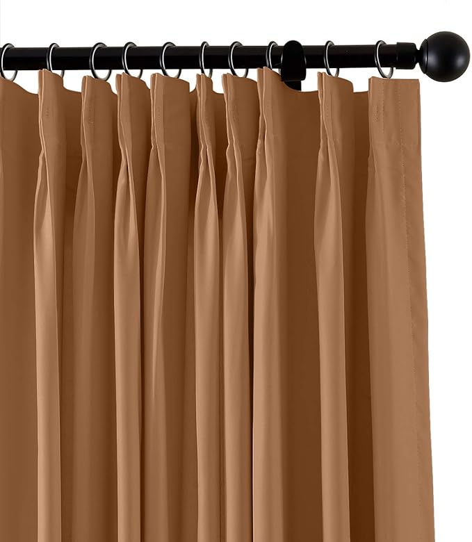 Drapifytex Fireproof Brown Curtain Fire Retardant Curtain