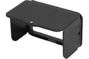 Keenso Monitor Hood, Action Camera Screen Hood Sun Shade Anti Glare Foldable Magnetic Screen Protector with Sturdy ABS Materi
