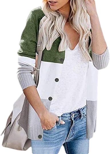 amazon color block cardigan