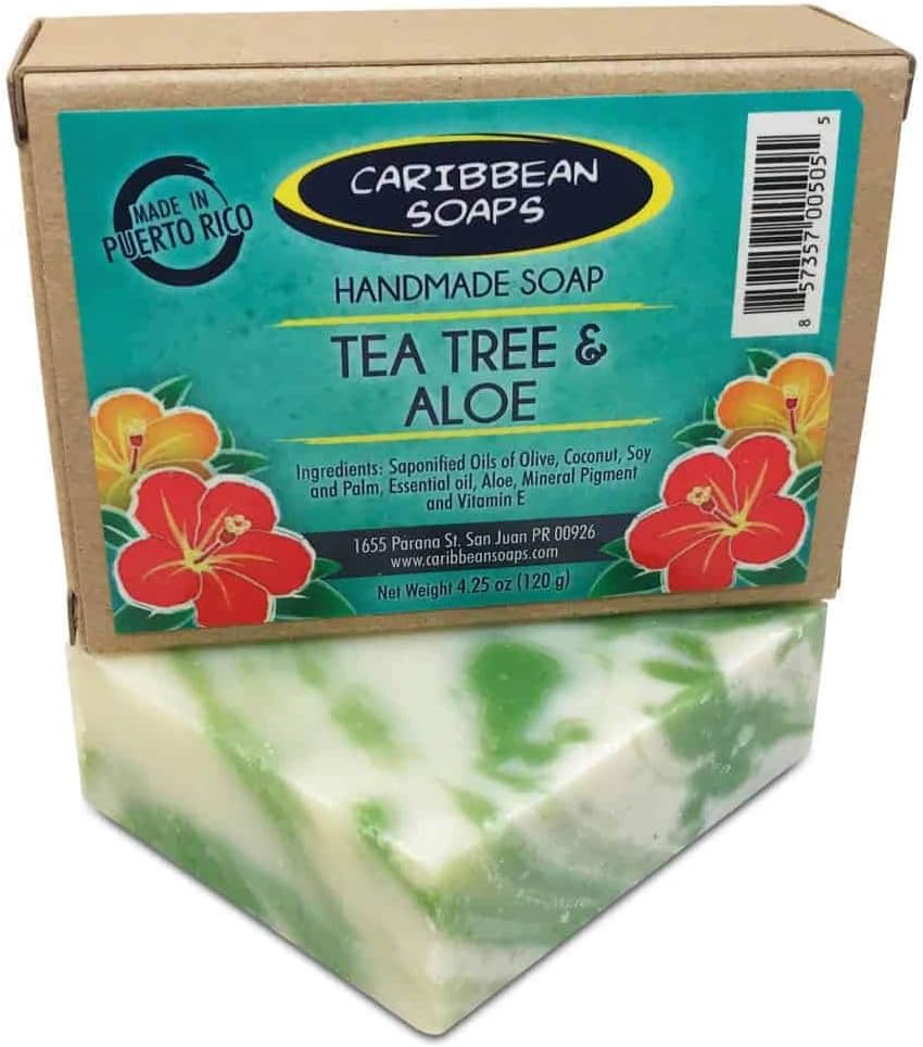 Caribbean SoapsTea Tree & Aloe Handmade Soap - 4.25 oz.