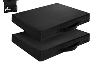 Sportneer Stadium Seat Cushion – 2'' Thick Portable Outdoor Seat Cushion Bleacher Seat Cushions with Pocket & Cup Holder Stad