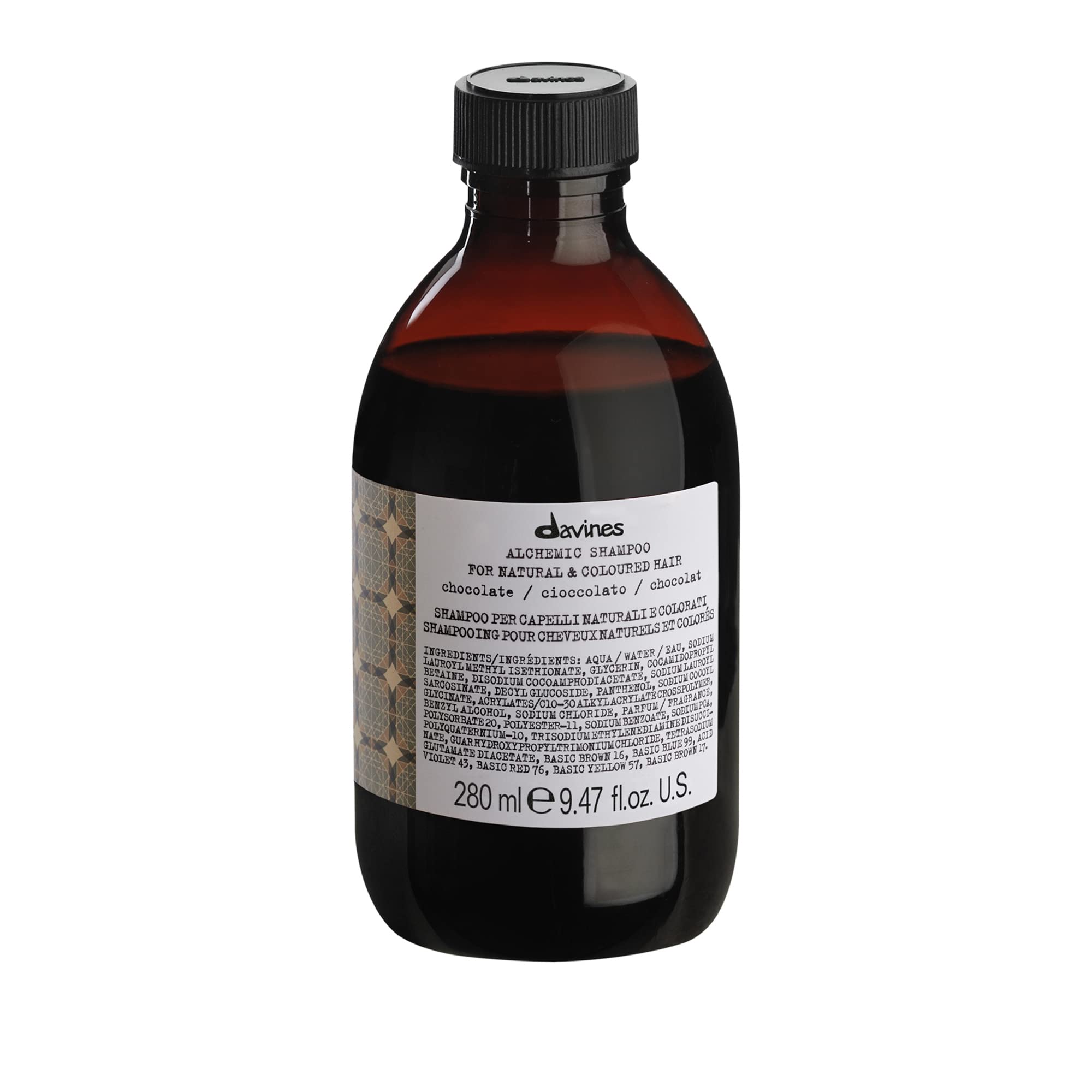 Davines Alchemic Shampoo, Chocolate, 9.46 fl. oz.