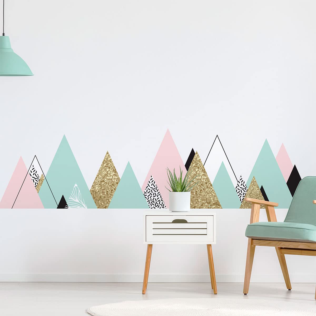 Wall Stickers – Bedroom Living Room – Giant Wall Sticker Scandinavian Mountains Tatras – 40 x 60 cm