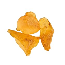 ColouredRocks (20-30mm) 3pcs Real Amber