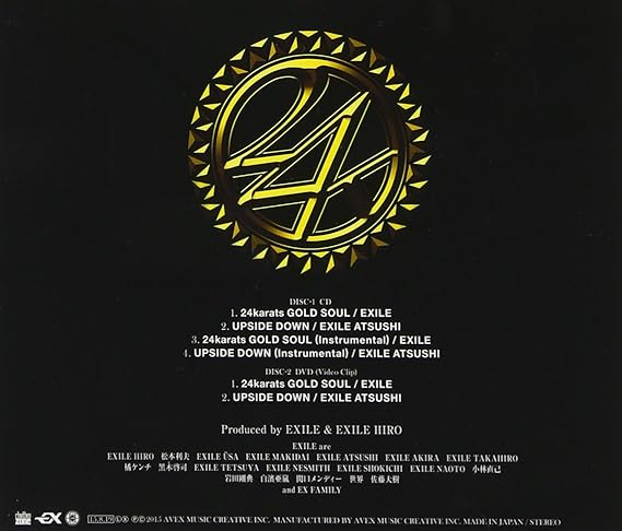 Exile 24karats Gold Soul Cd Dvd Japan Cd Rzcd Amazon Co Uk