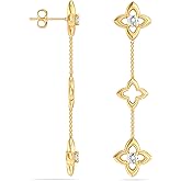 LeCalla 925 Sterling Silver Dangle Earring Lightweight Tassel Long Chain Drop Dangle Earrings for Women