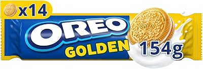 Golden sabor a vainilla Galletas rellenas pack 14 galletas 154 g