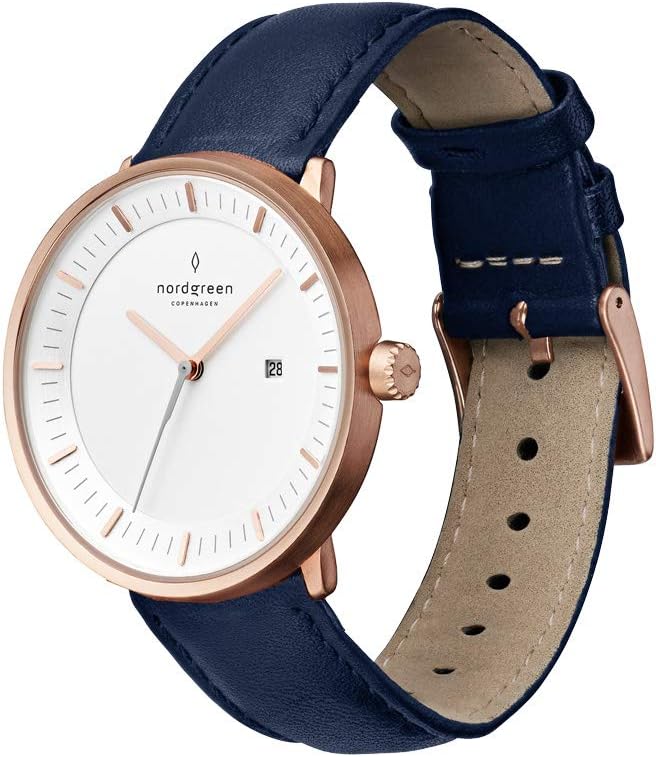 Philosopher Scandinavian Rose Gold Watch with Interchangeable Straps