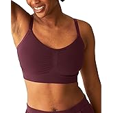 Kindred Bravely Sublime Sleep Pumping Bra Hands Free, Adjustable Pumping & Nursing Bra with EasyClip for All Breast Pumps (Deep Burgundy, Small Busty)