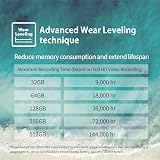 TCELL 64GB 2 Pack microSDXC A2 U3 V30 Memory Card w/ Adapter - Dashcam CCTV Cams view 5