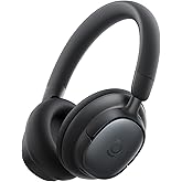 Baseus Bowie MH1 Adaptive Active Noise Cancelling Headphones, Real-Time Adaptive Hybrid ANC, SuperBass 2.0, LDAC Hi-Res Sound, 80H Playtime, Comfortable Fit, Clear Calls, Bluetooth 6.0 -Cosmic Black