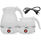 Foldable Portable Kettle | Travel Kettle - Upgraded Food Grade Silicone, 5 Mins Heater To Quickly Foldable Electric Kettle, W