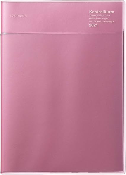 Amazon ラコニック 手帳 21年 B6 ウィークリー ポケット ピンク Lis62 180pk 年 9月始まり 手帳 文房具 オフィス用品