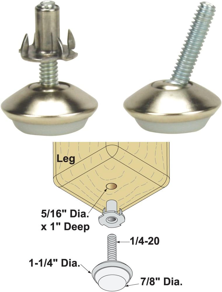 Best Glides For Metal Chairs Nickel