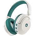 iClever BTH20 Active Noise Cancelling Headphones for Kids, 60H Play Time,Type C Fast Charging,Safe Volume 80dBA,Bluetooth5.4,Award-Winning Kids Headphones Wireless for iPad Tablet Airplane,White&Green