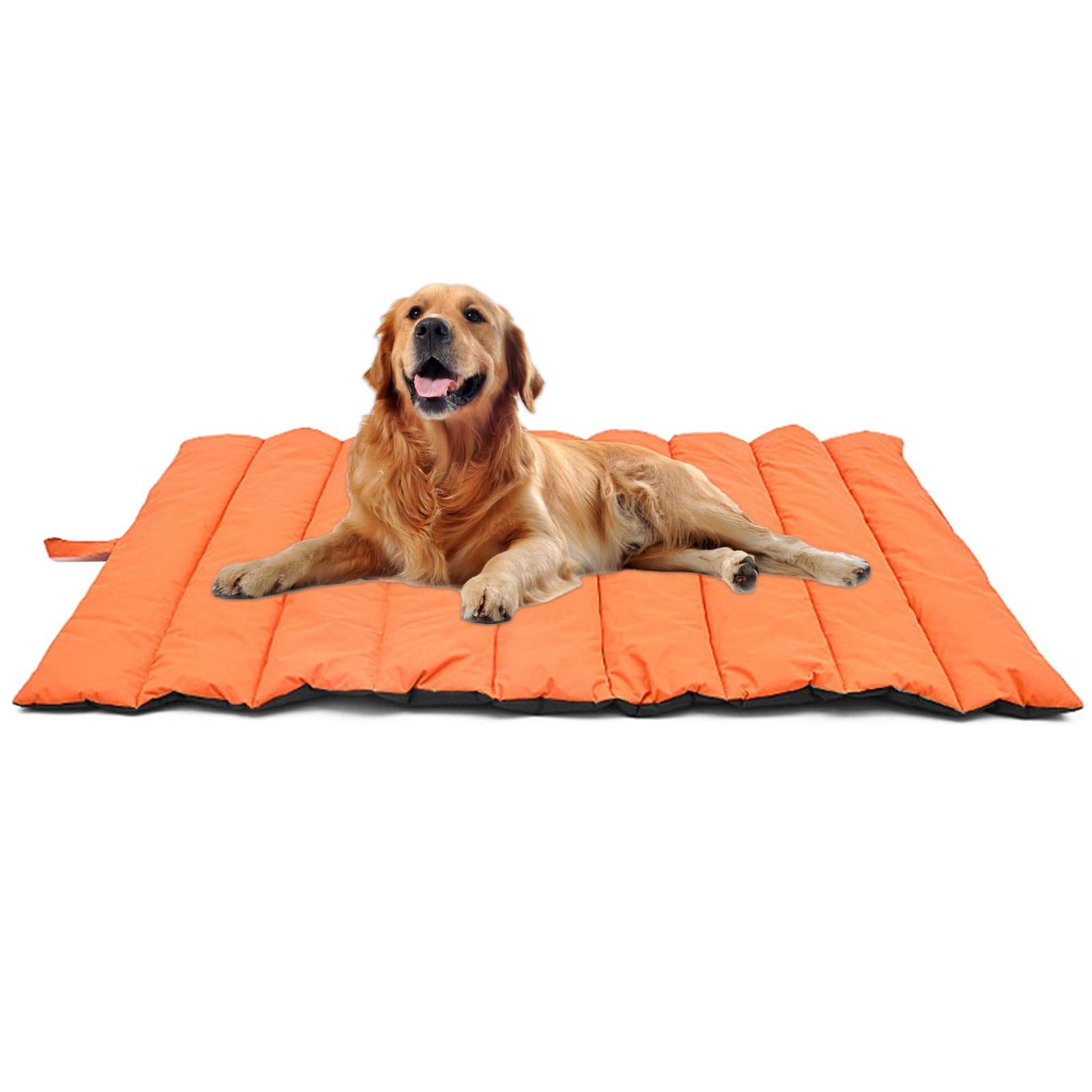 maxant Waterproof Dog Bed, Foldable Pet Bed Mattress, Portable Oxford Cloth Water Resistant Roll Up Mat, Washable Durable Dog Pad for Car Crate Sofa, Sleeping Mats for Indoor Outdoor Camping Travel