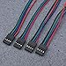 UEETEK 4 Pcs Bipolar Stepper Motor Cables 100 cm Long for NEMA 17 Used in Reprap 3D Printers CNC Machines