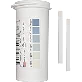 Bartovation Peracetic Acid Test Strips, 0-50 ppm, 100-Pack | Made in USA, residual peracetic acid testing, results in seconds