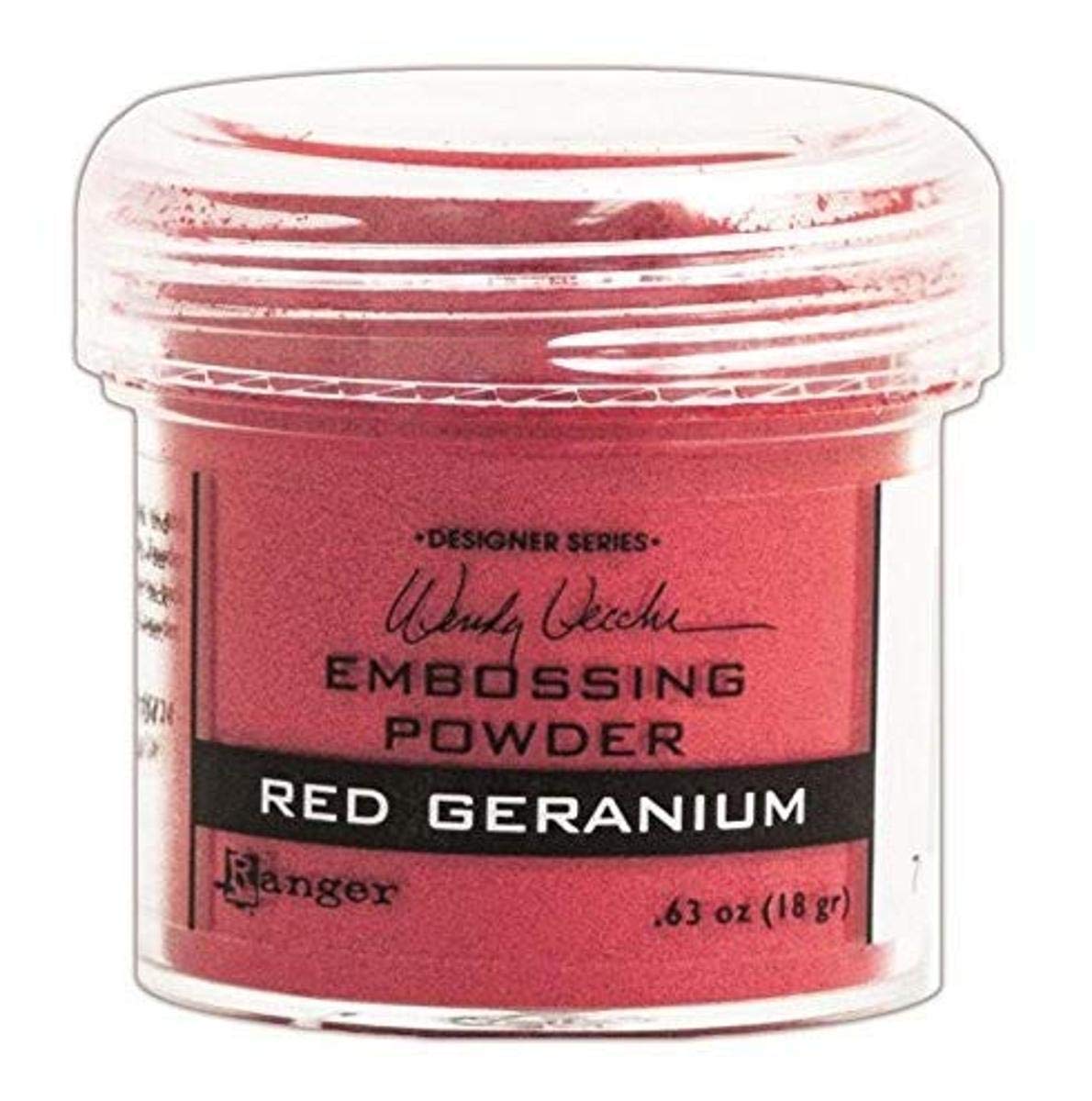 Ranger 1 oz Embossing Powder, Red Geranium