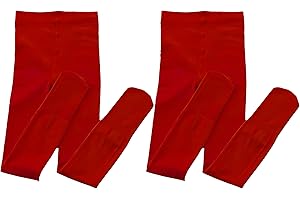 Wildarms Girls Dance Tights 2 Pairs - Ultra Soft Ballet Tights stockings Multiple Colors for Performances, Events