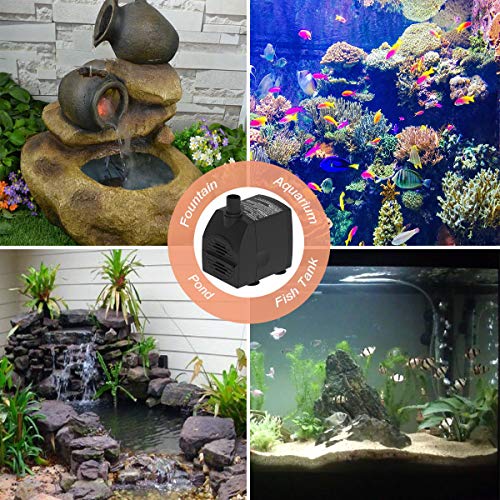 3 Submersible+Protection+Fountains+Hydroponics+Aquariums