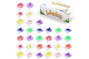 FNQIANK 24 Pcs Balance IQ Maze Game，Mini Maze Cube Puzzle Box 3D Brain Maze Toy Puzzles Party Favor Games, Ideal Prizes Gifts for Kids and Adults