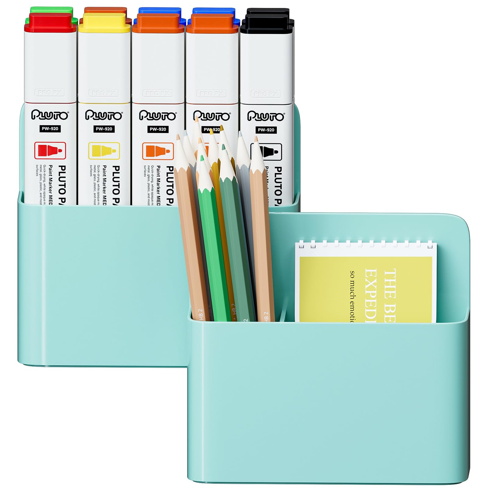 Photo 1 of Mabrasse 2p Magnetic Dry Erase Marker Holder,Pen and Eraser Holder for Whiteboard, Magnet Pencil Cup Utility Storage Organizer for Office, Refrigerator, Locker and Metal Cabinets?Green?