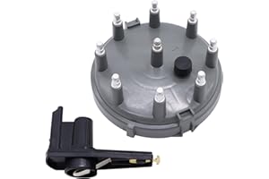 OXCANO 8233 Car Ignition Distributor Cap and Rotor Kit Compatible with Ford Bronco, E-150, E-250, E-350, F-150, F-250, F-350, LTD, LTD Crown Victoria, Mustang, Thunderbird, Lincoln Continental, Cougar