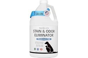 NonScents Stain & Odor Eliminator - Pet Odor & Stain Remover for Dog and Cat Urine - Fragrance Free (1 Gallon)