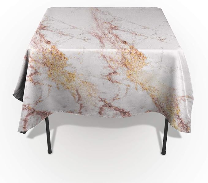 Marble Decor Tablecloths Washable Fabric Rectangle Table Cloth Cover Kitchen Dinning