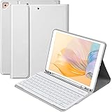 BQSS Keyboard Case,Wireless Magnetic Detachable Keyboard iPad 9th/8th/7th,iPad Air 3rd Gen Stand Tablet Cover with Built-in P