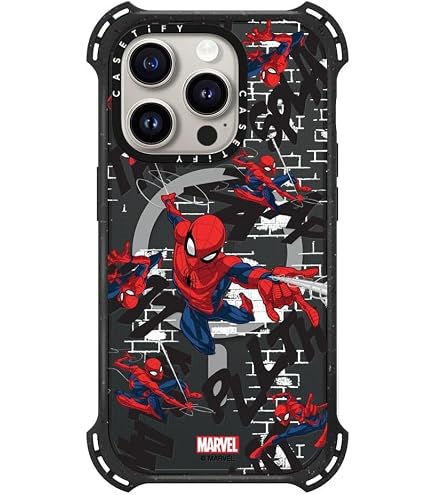 iPhoneアクセサリー CASSETiFY Spider-Man Case iPhone15ProMax Amazon.com: CASETiFY Impact iPhone 15 Pro Max Case [Spider-Man Co