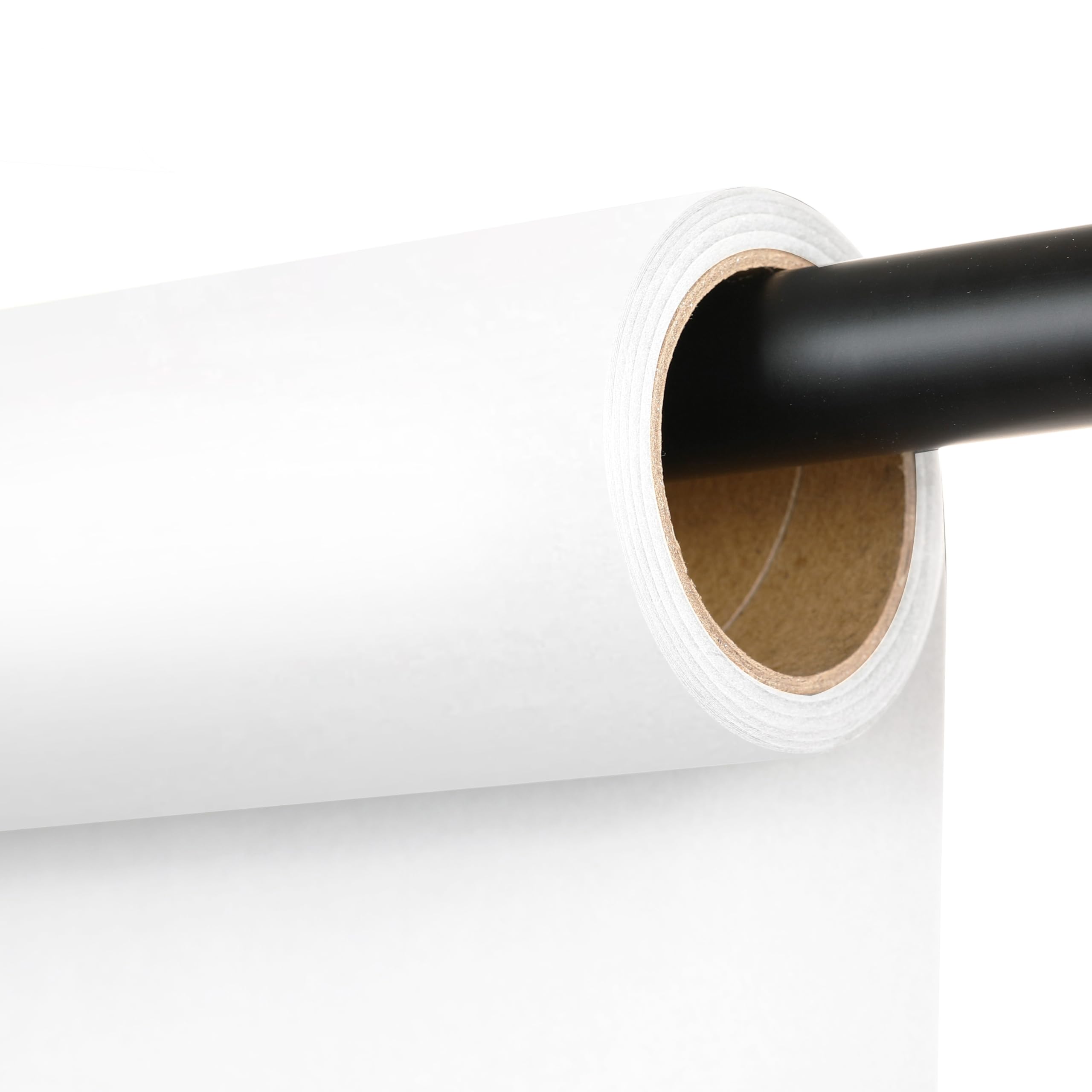 Photo 1 of ***used***Semessilah Seamless Photography Background Paper Roll, Blue Photo Paper Backdrop for Photography, Video and Streaming (Artic White, 82" x16')