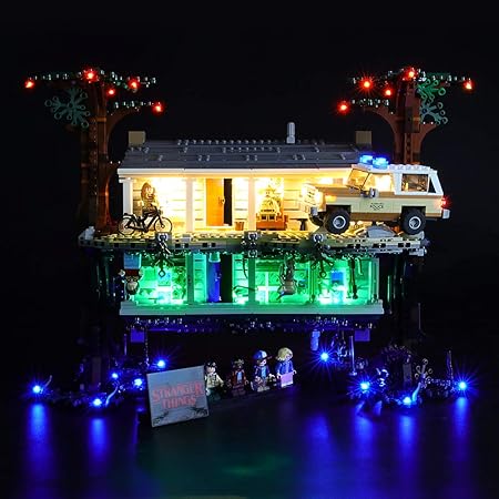 Amazon ストレンジャー シングス 裏側の世界 ブロック組み立てモデル 対応 Lightailing Ledライトセット レゴ 対応ledライトキット 本体別売 ブロック おもちゃ