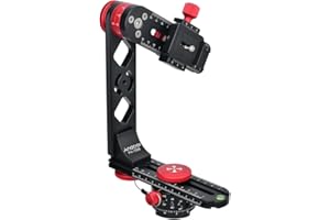 Andoer 720 Degree Panoramic Tripod Head with Arca-Swiss Ball Head Quick Release Plate Max. Load 10kg for Nikon Canon Sony DSLR Camera