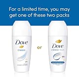 Dove Classic Roll On Antiperspirant Deodorant 48H Fresh Women 50ml Pack of 3 view 5