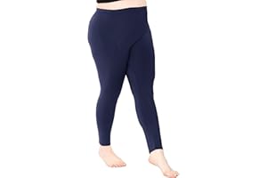 STRETCH IS COMFORT Oh So Soft Women's Plus Size Knee Length and Full Length Leggings | X-Large - 7X