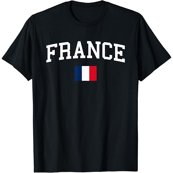Amazon.com: France French Flag T-Shirt : Clothing, Shoes & Jewelry