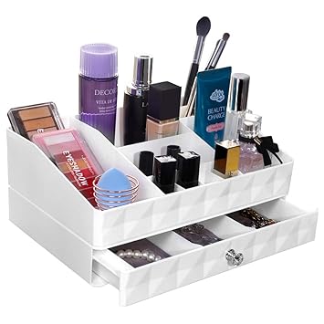 Amazon Com Cosmetics Organizer Large Capacity Jewelry Storage
