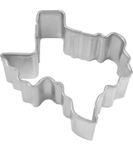 CybrTrayd R&M Texas State Tinplated Steel Cookie Cutter, 3.5\" Silver,Bulk Of 12