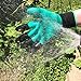 Best Pair Of Garden Genie Gloves By OBM: Heavy-Duty Weatherproof & Breathable Hand Protection For Landscaping Planting Digging Composting & Pruning Thorny Roses-Unisex & One Size-With Right Hand Claws