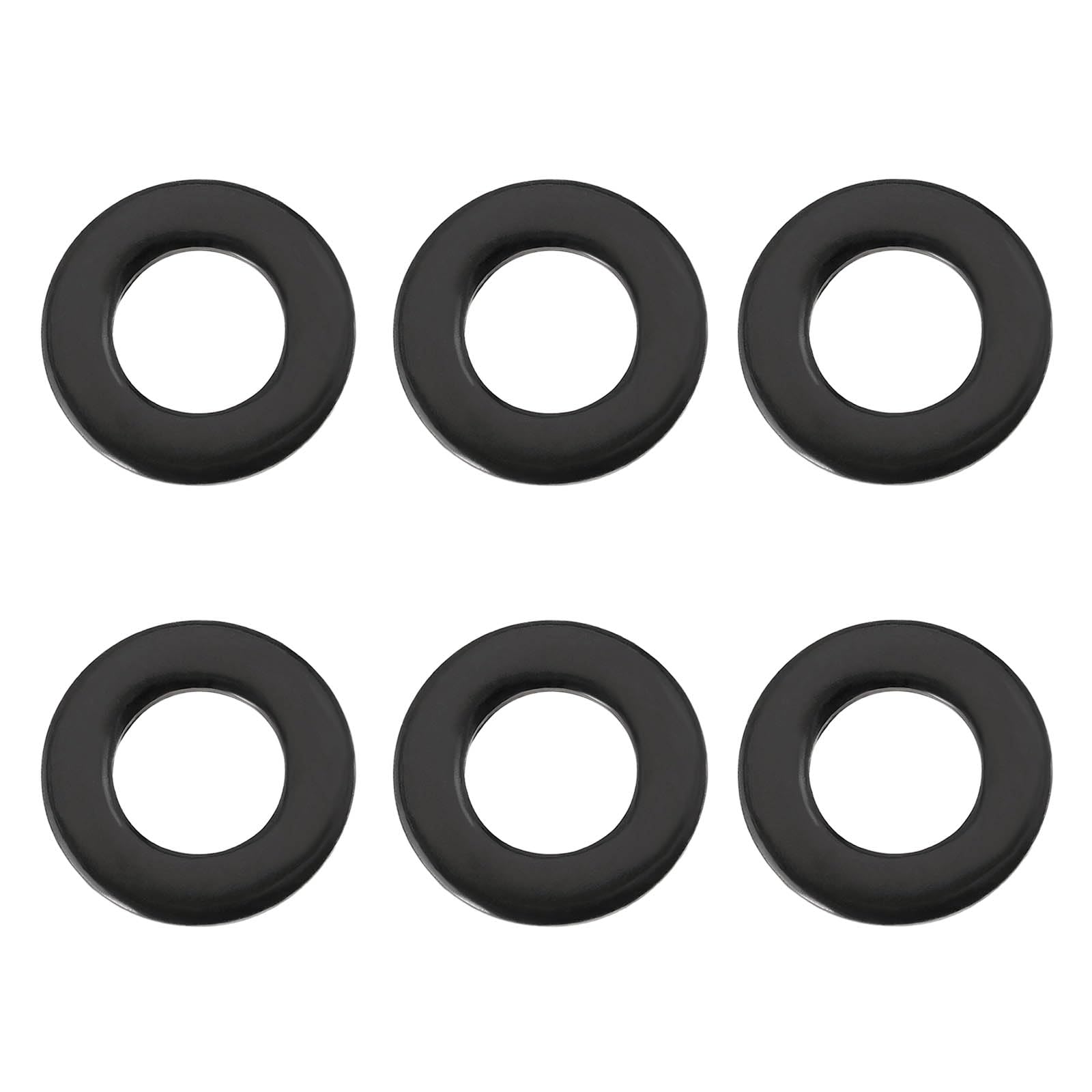 The Lord of the Tools 50Pcs 304 Stainless Steel Washers M5 Round Washers Flat Gasket for Cars Furniture Kitchenware Buildings Screws & Bolts Black 5x10x1mm