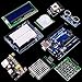 kuman UNO R3 Project Complete Starter Kit with TUTORIAL for Arduino (66 Items) including UNO R3 controller board, Sensor module kits, LCD, Servo, Stepper Motor k27