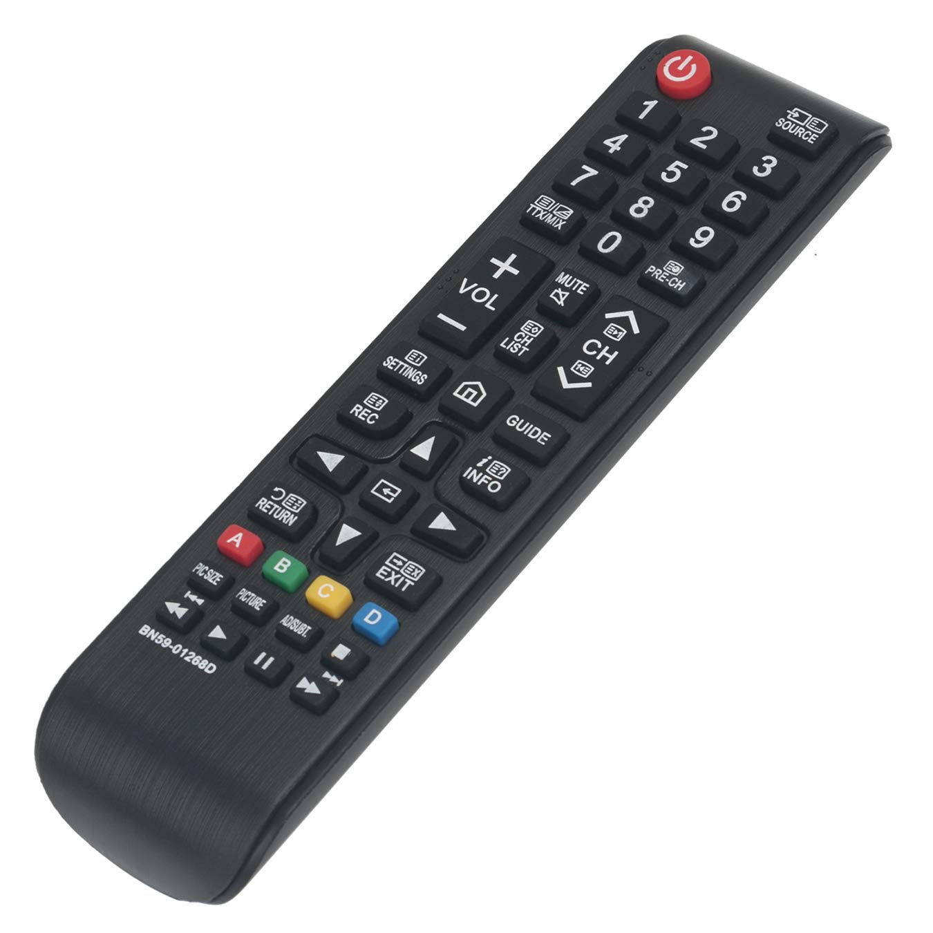 VINABTY BN59-01268D Replacement Remote Control Fit for SAMSUNG TV Sub BN59-01303A UA55MU7350KXWT UE40MU6190 UE40MU6199 UE43MU6190 UE43MU6199 UE49MU6190 UE49MU6199 UE50MU6190 UE50MU6199 UE55MU6190