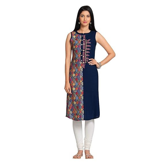 Sleeveless kurti amazon Clearance