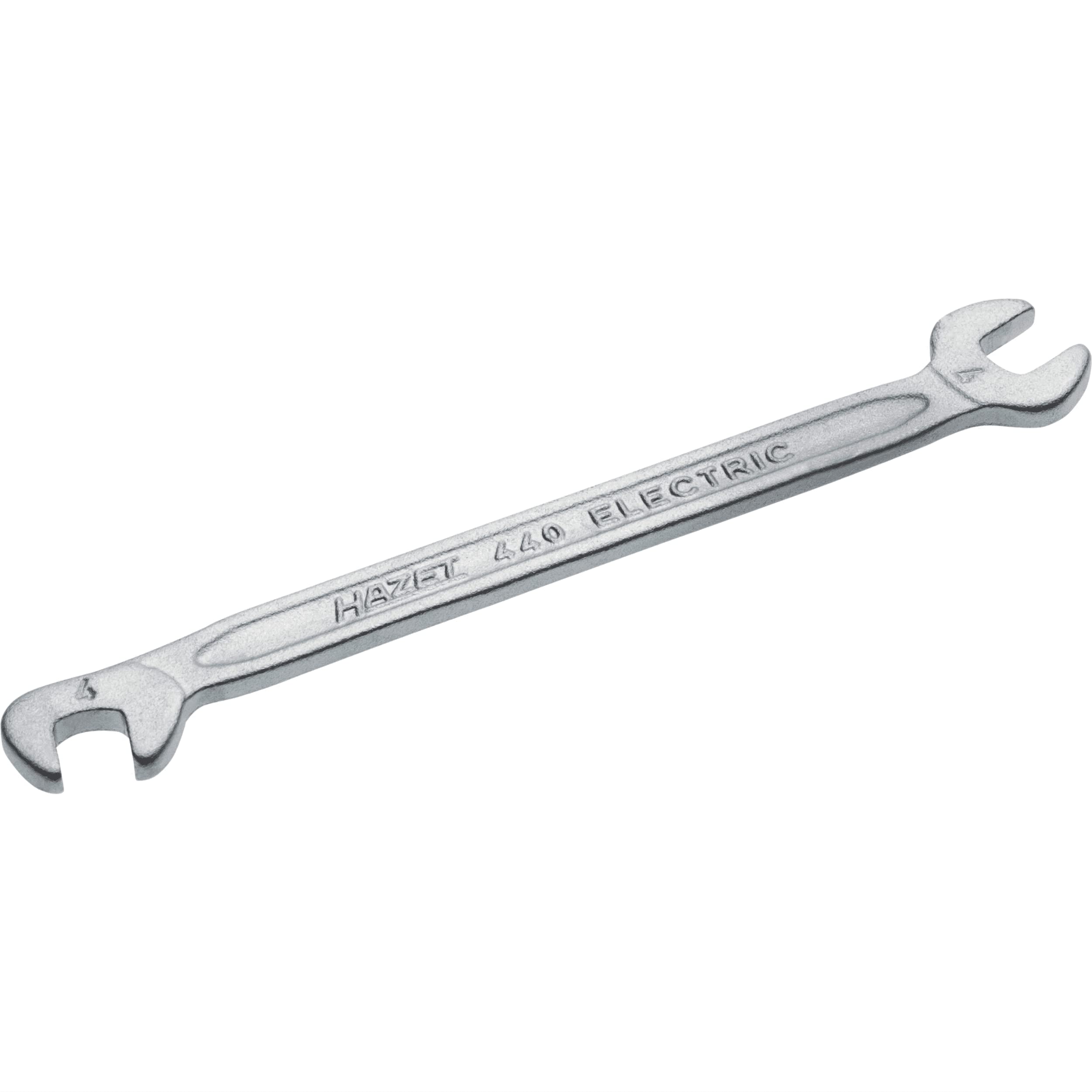HAZET 440-4 70 mm Hexagon Profile Double Open-End Wrench - Chrome-Plated