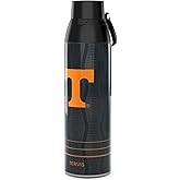 Tervis Venture Water Bottle Tennessee Volunteers - Full Speed Triple Insulated Tumbler Travel Cup Keeps Drinks Cold & Hot, 26oz, Stainless Steel