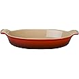 Le Creuset Stoneware Heritage Oval Au Gratin, 1.7 qt. (11.25"), Cerise