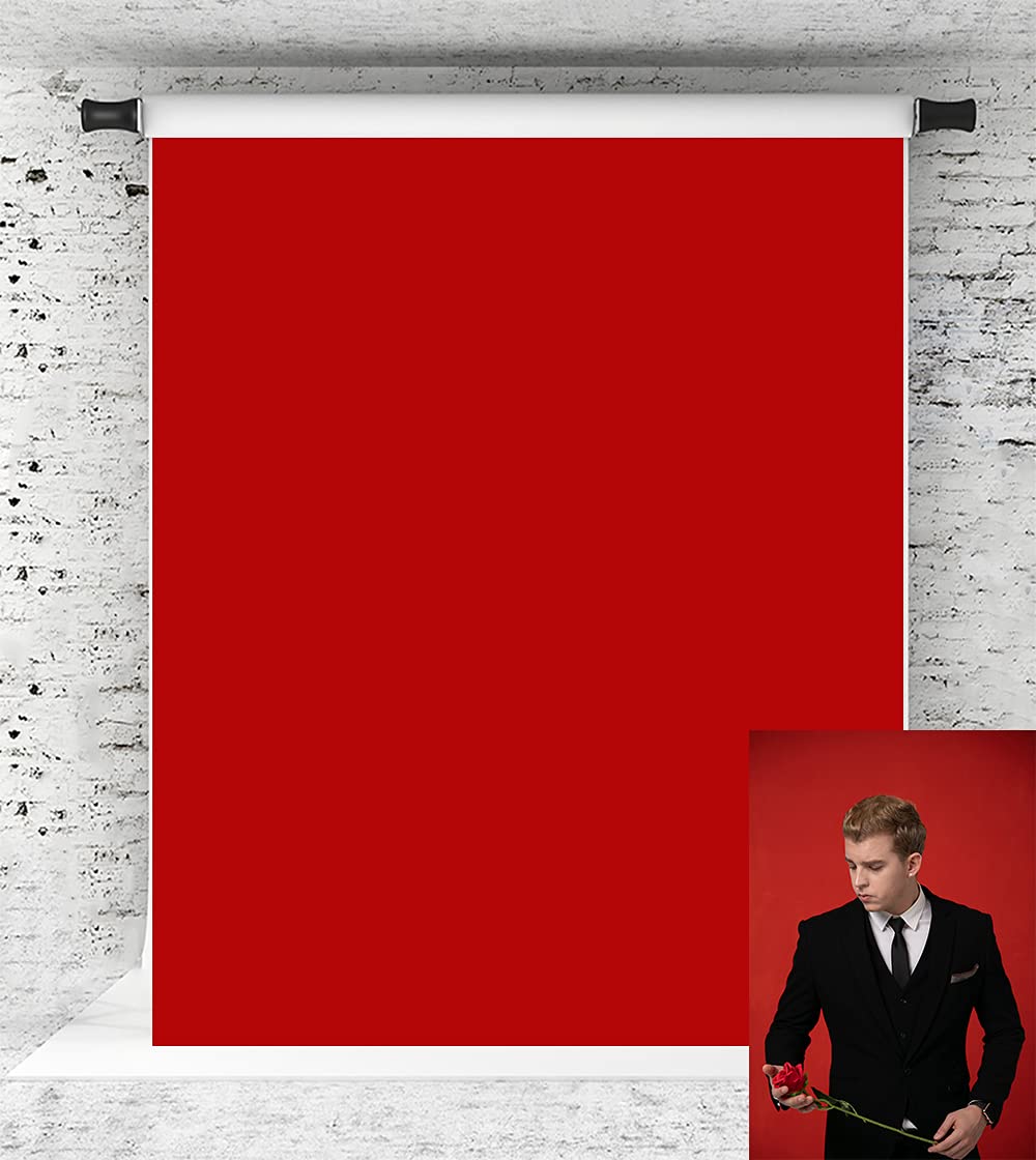 KateHome PHOTOSTUDIOS 1.5x2.2m(5x7ft) Red background Character photo backdrop Professional photography studio backgrounds