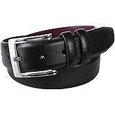 Stacy Adam's Leather Dress Belt for Dickinson Oxford, Suits, Pants, Classic, Formal, Business, Work